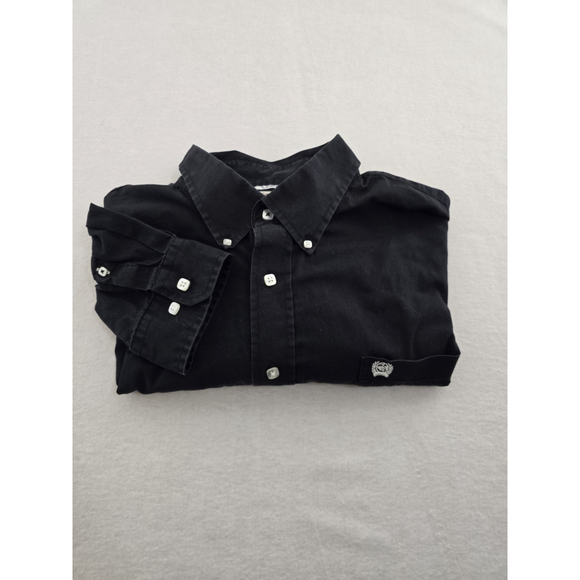 Cinch Black Cotton Poplin Long Sleeve Rodeo Shirt. Mens Size XL - Picture 1 of 7